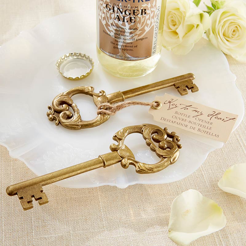 Key to My Heart Antique Bottle Opener - Alternate Image 3 | My Wedding Favors