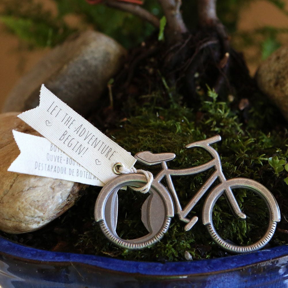 Let's Go On an Adventure Bicycle Bottle Opener - Alternate Image 6 | My Wedding Favors