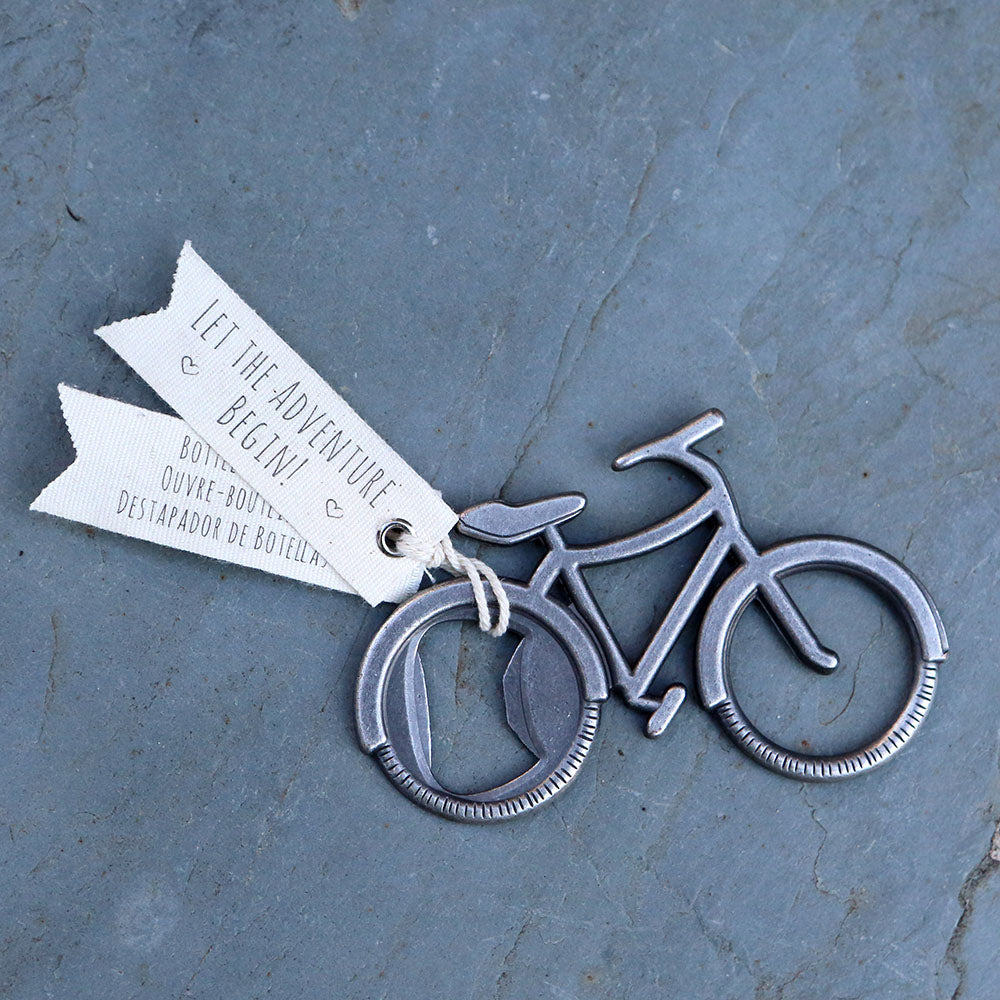 Let's Go On an Adventure Bicycle Bottle Opener - Alternate Image 8 | My Wedding Favors