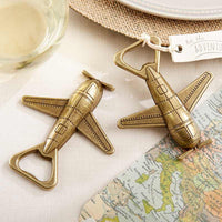 Let the Adventure Begin Airplane Bottle Opener - Main Image | My Wedding Favors