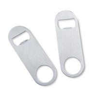 Thumbnail for DIY Silver Oblong Bottle Opener - Alternate Image 2 | My Wedding Favors