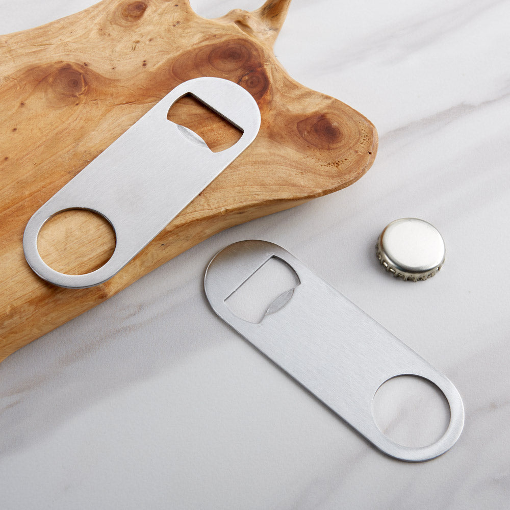 DIY Silver Oblong Bottle Opener - Alternate Image 3 | My Wedding Favors