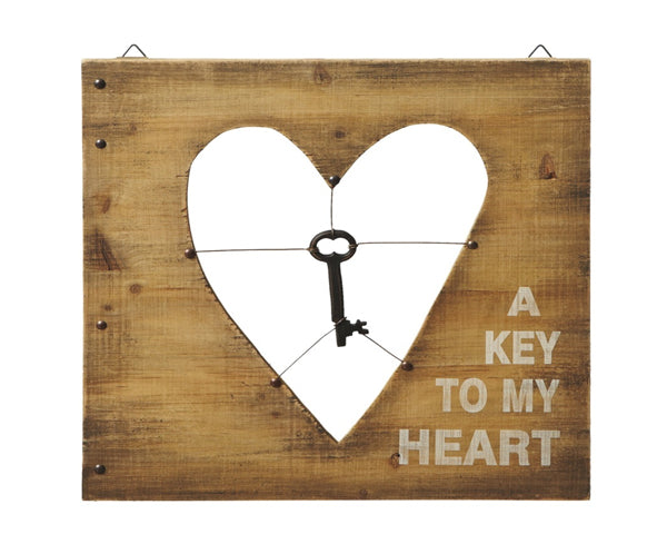 Key to my Heart Metal Wall Decoration | My Wedding Favors