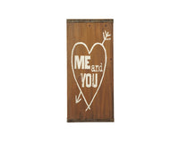 Thumbnail for Me & You Wood Wall Decoration | My Wedding Favors