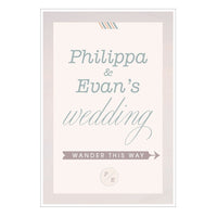 Thumbnail for Personalized Wanderlust Directional Poster - Alternate Image 3 | My Wedding Favors