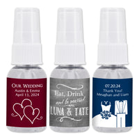 Thumbnail for Personalized Silhouette 1 oz. Hand Sanitizer Spray Bottle - Main Image | My Wedding Favors