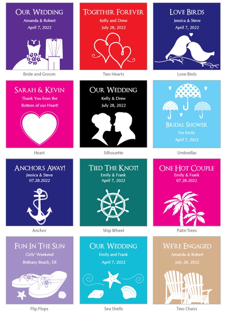 Personalized Silhouette 1 oz. Hand Sanitizer Spray Bottle - Alternate Image 3 | My Wedding Favors