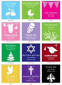 Thumbnail for Personalized Silhouette 1 oz. Hand Sanitizer Spray Bottle - Alternate Image 7 | My Wedding Favors