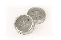 Thumbnail for Flower Stamped Mason Jar Lid (Set of 20) - Alternate Image 2 | My Wedding Favors