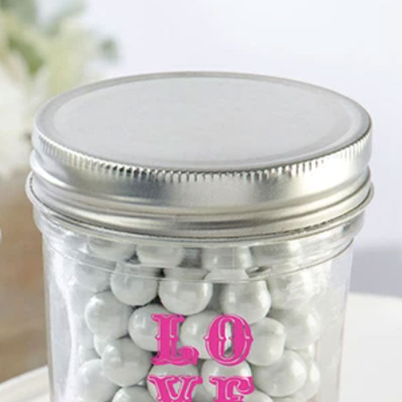 Solid Mason Jar Lids  (Set of 12) - Main Image | My Wedding Favors