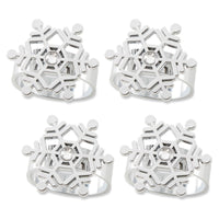 Thumbnail for Sparkling Snowflake Napkin Ring (Set of 4) - Alternate Image 7 | My Wedding Favors