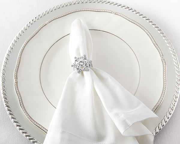Sparkling Snowflake Napkin Ring (Set of 4) - Main Image0 | My Wedding Favors