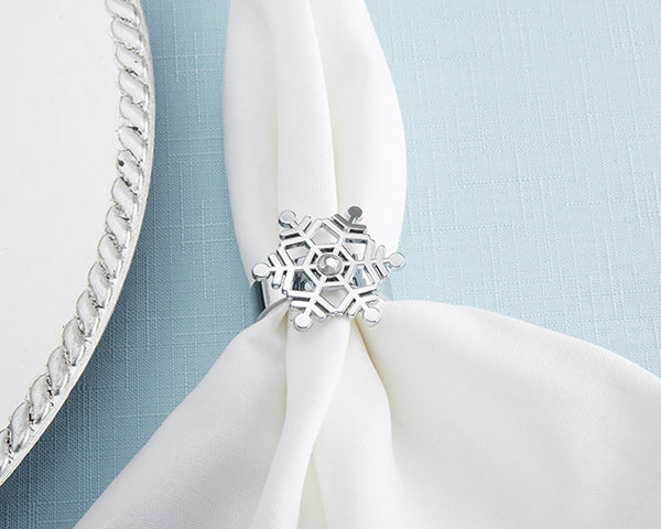 Sparkling Snowflake Napkin Ring (Set of 4) - Main Image1 | My Wedding Favors