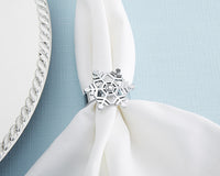Thumbnail for Sparkling Snowflake Napkin Ring (Set of 4) - Main Image1 | My Wedding Favors