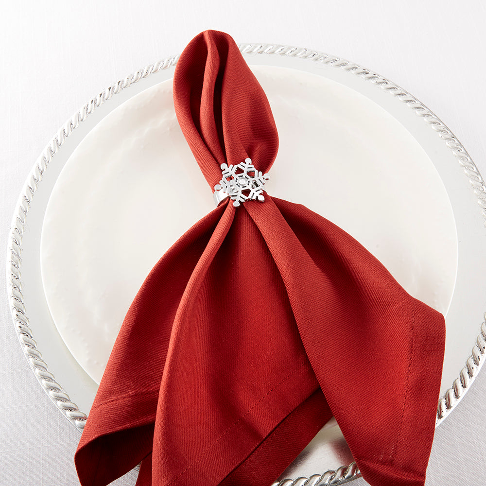 Sparkling Snowflake Napkin Ring (Set of 4) - Alternate Image 8 | My Wedding Favors