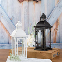 Thumbnail for Antique Black Ornate Lantern - Medium - Alternate Image 6 | My Wedding Favors
