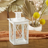 Thumbnail for Luminous White Lantern Tea Light Holder - Medium - Alternate Image 7 | My Wedding Favors