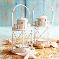 By the Sea Lighthouse Tealight Holder Lantern (Set of 4) - Alternate Image 5 | My Wedding Favors