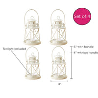 Thumbnail for By the Sea Lighthouse Tealight Holder Lantern (Set of 4) - Alternate Image 6 | My Wedding Favors