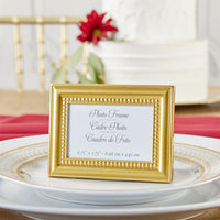 Thumbnail for Beautifully Beaded Gold Place Card/Photo Holder (Set of 6) - Alternate Image 7 | My Wedding Favors