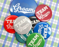 Thumbnail for Team Groom Buttons (Set of 12) | My Wedding Favors