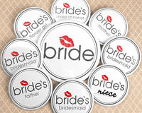Thumbnail for Bride's Bridal Party Buttons