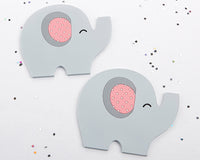 Thumbnail for Little Peanut Elephant Coaster (Pink) - Alternate Image 2 | My Wedding Favors