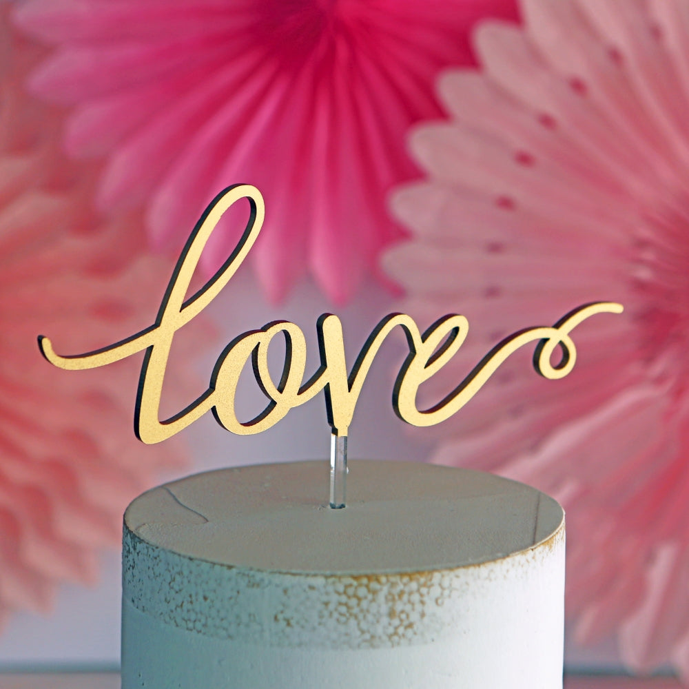 Love Cake Topper - Alternate Image 7 | My Wedding Favors
