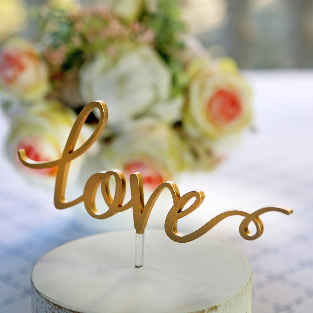 Love Cake Topper - Alternate Image 9 | My Wedding Favors