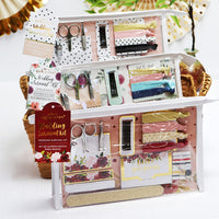 Thumbnail for Burgundy Blush Floral Wedding Survival Kit - Alternate Image 6 | My Wedding Favors