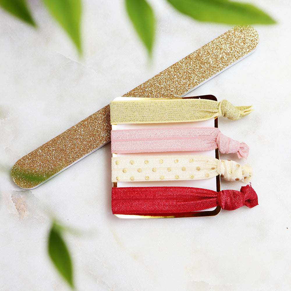 Burgundy Blush Floral Wedding Survival Kit - Alternate Image 8 | My Wedding Favors