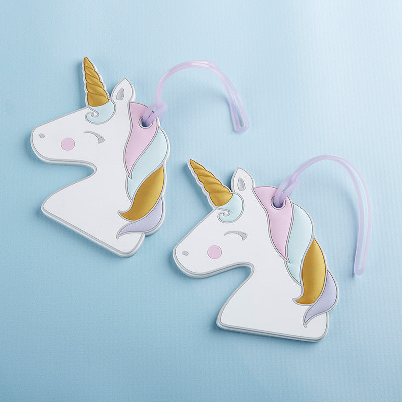 Unicorn Luggage Tag - Main Image | My Wedding Favors