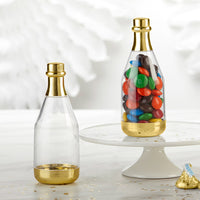 Thumbnail for DIY Gold Metallic Champagne Bottle Favor Container (Set of 12) - Main Image | My Wedding Favors