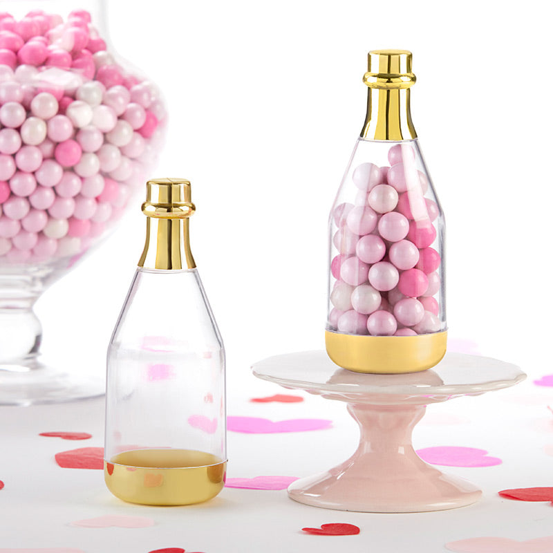 DIY Gold Metallic Champagne Bottle Favor Container (Set of 12) - Alternate Image 2 | My Wedding Favors