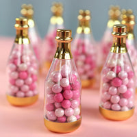Thumbnail for DIY Gold Metallic Champagne Bottle Favor Container (Set of 12) - Alternate Image 4 | My Wedding Favors