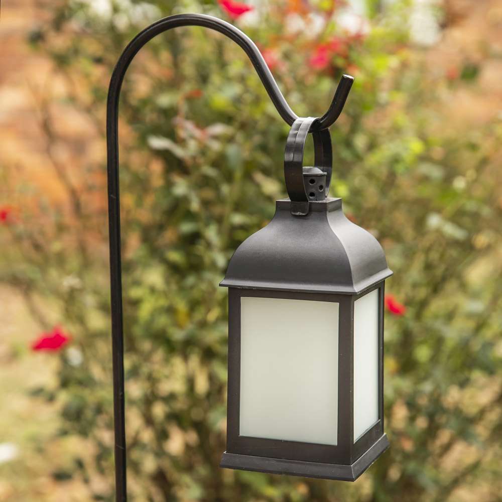 Marrakesh LED Vintage Decorative Black Lantern (Set of 2) - Alternate Image 8 | My Wedding Favors
