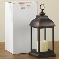 Thumbnail for LED Vintage Decorative Copper Lantern - Manchester - Alternate Image 5 | My Wedding Favors