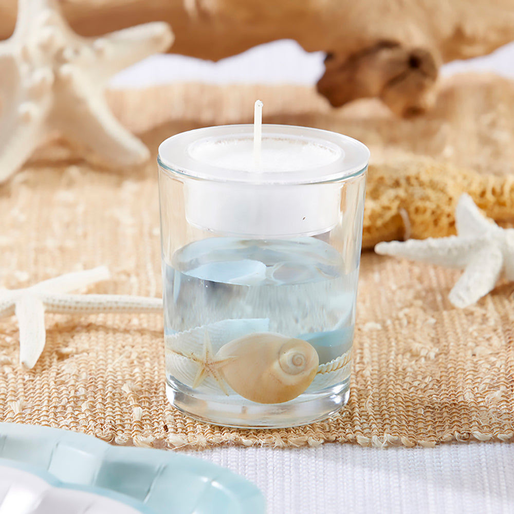 Seashell Gel Tea Light Holder - Alternate Image 6 | My Wedding Favors