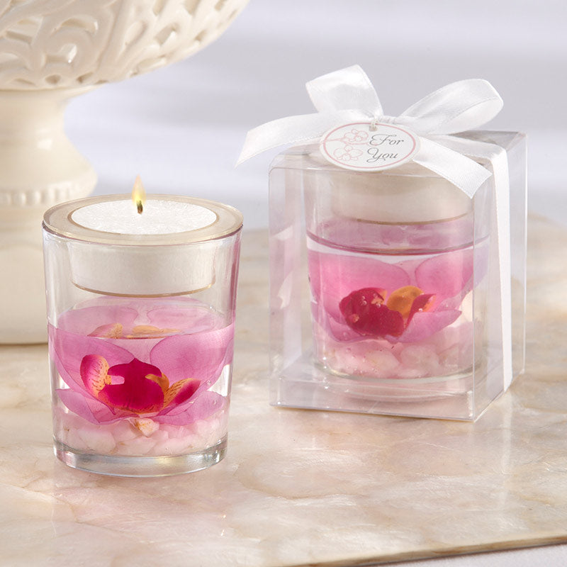 Elegant Orchid Tea Light Holder - Main Image | My Wedding Favors