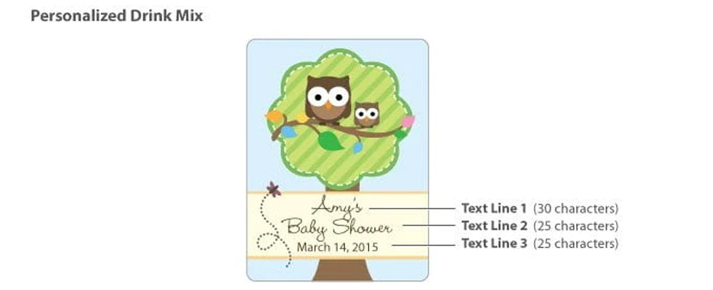Personalized Baby Cosmopolitan Favors (Many Designs Available) - Alternate Image 2 | My Wedding Favors