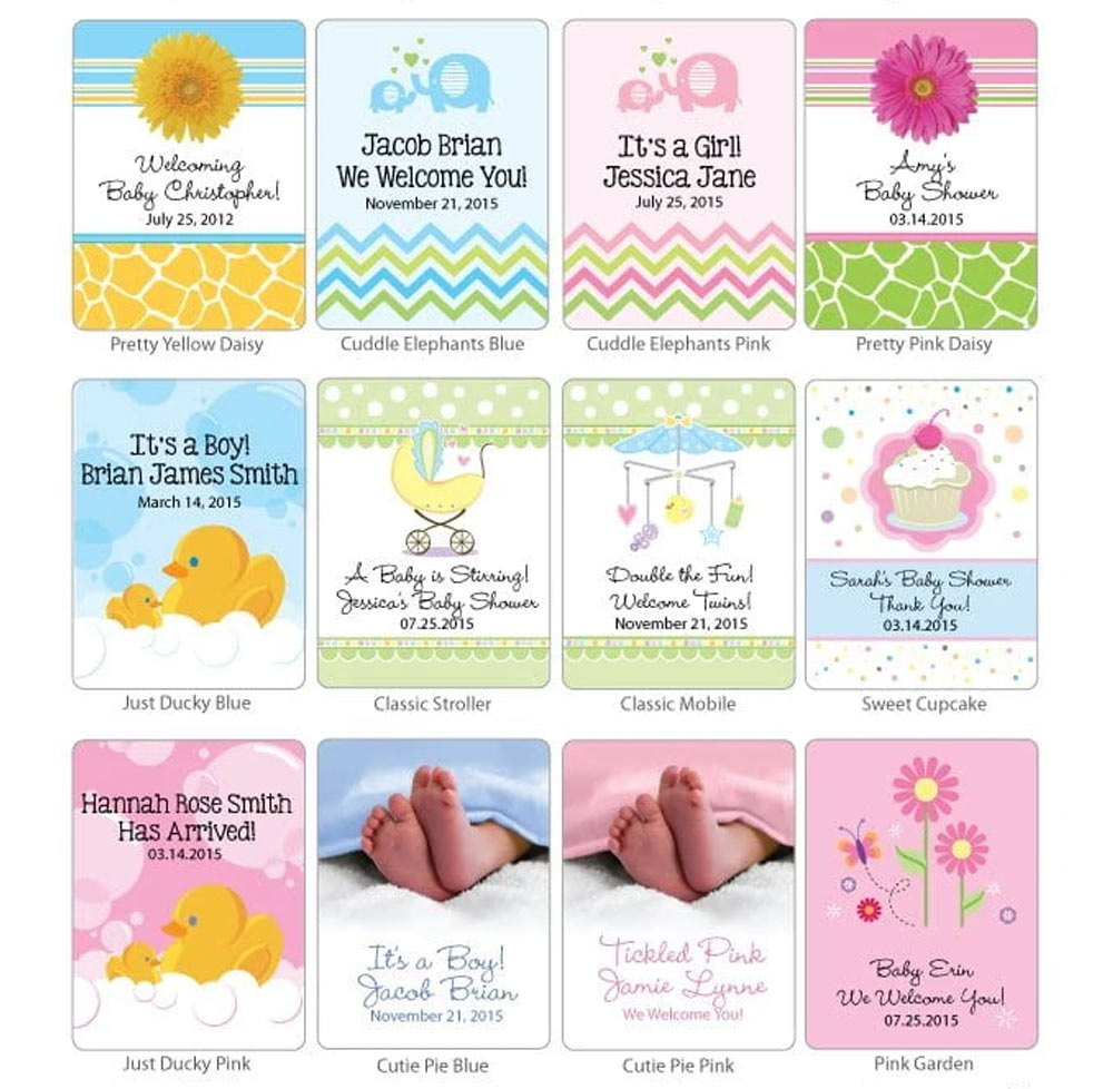 Personalized Baby Margarita Favors (Many Designs Available) - Alternate Image 5 | My Wedding Favors