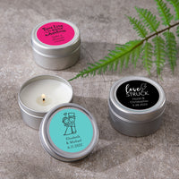 Personalized Travel Candle Tin - Main Image0 | My Wedding Favors