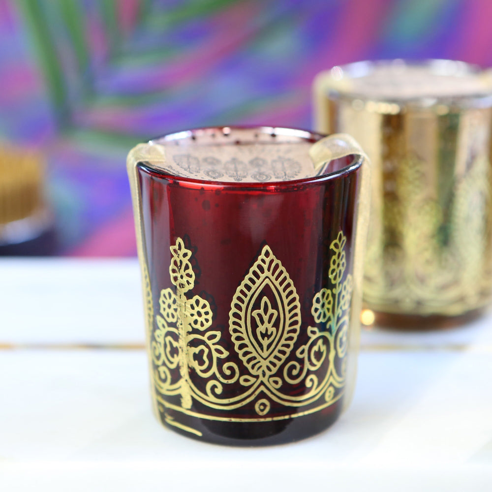 Indian Jewel Henna Votives - Assorted (Set of 6) - Alternate Image 4 | My Wedding Favors