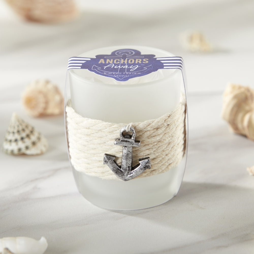 Anchors Away Rope Tea Light Holder (Set of 4) - Alternate Image 2 | My Wedding Favors