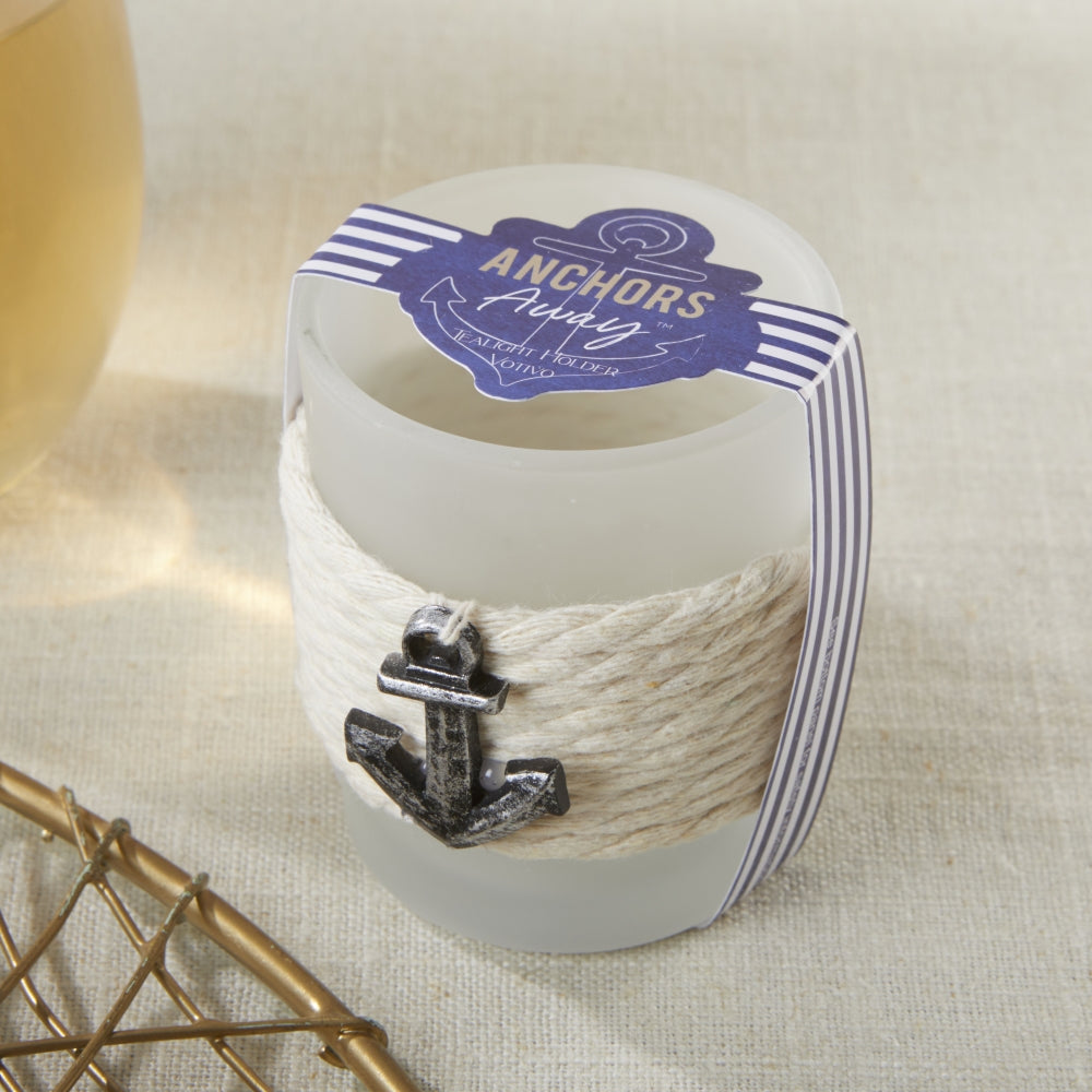 Anchors Away Rope Tea Light Holder (Set of 4) - Alternate Image 5 | My Wedding Favors