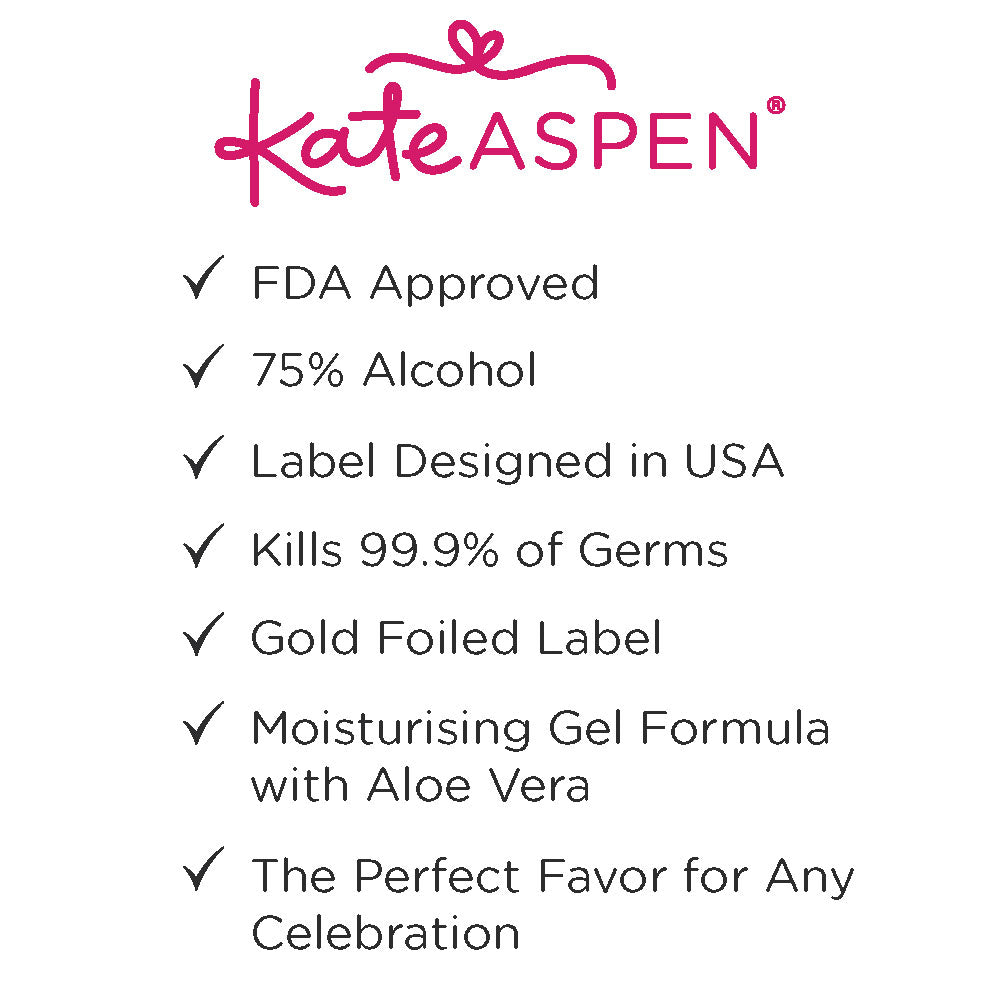 Personalized Hand Sanitizer Favors 2 oz. (Set of 12) - Alternate Image 5 | My Wedding Favors