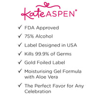 Thumbnail for Personalized Hand Sanitizer Favors 2 oz. (Set of 12) - Alternate Image 5 | My Wedding Favors