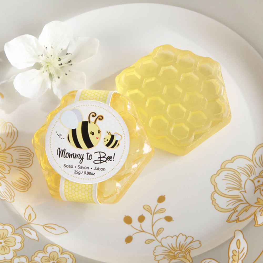 Mommy To Bee Honey Scented Honeycomb Soap (Set of 4) - Main Image | My Wedding Favors