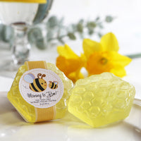 Thumbnail for Mommy To Bee Honey Scented Honeycomb Soap (Set of 4) - Alternate Image 2 | My Wedding Favors