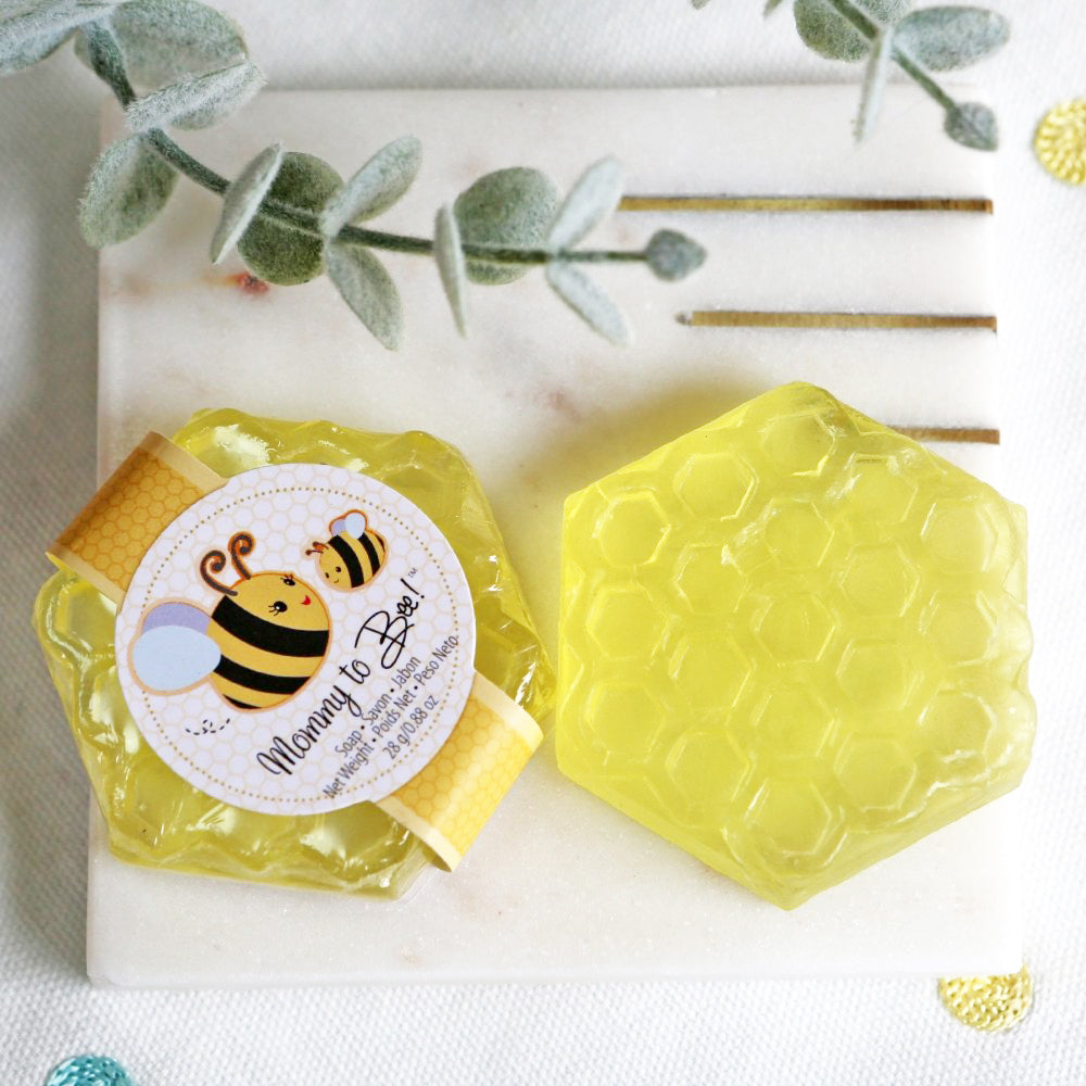Mommy To Bee Honey Scented Honeycomb Soap (Set of 4) - Alternate Image 3 | My Wedding Favors